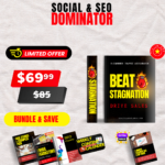 Social & SEO Dominator e-commerce bundle from Digital Hustle Pro including e-book, guides, checklists, and limited offer price.