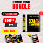 Digital Hustle Pro Strategic Growth Bundle including e-commerce growth planner, email swipe file, case studies, sales guide, and Facebook ads bonus.